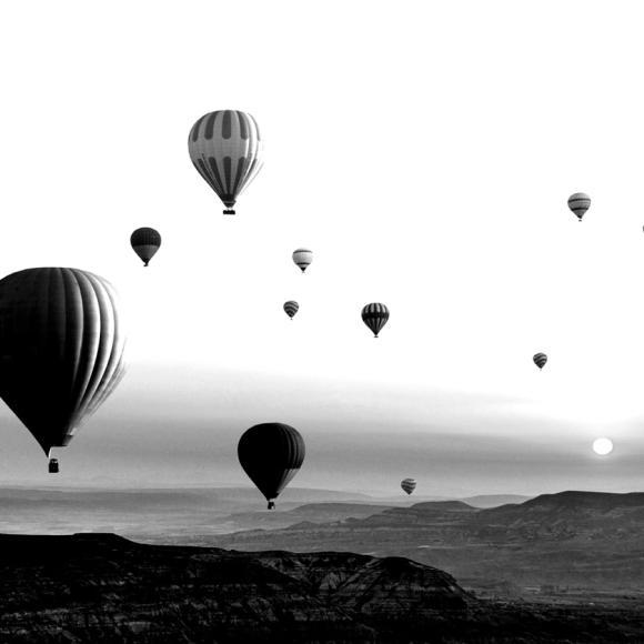 Hot air balloons